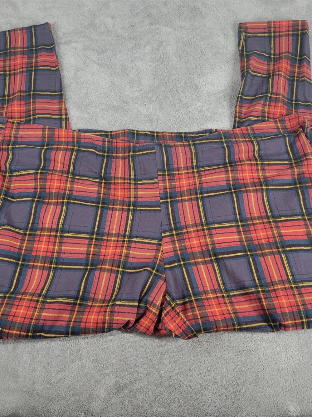Torrid Lounge Pants Womens 6X Red Blue Plaid Sleepwear Pajamas Pull On PLA12E